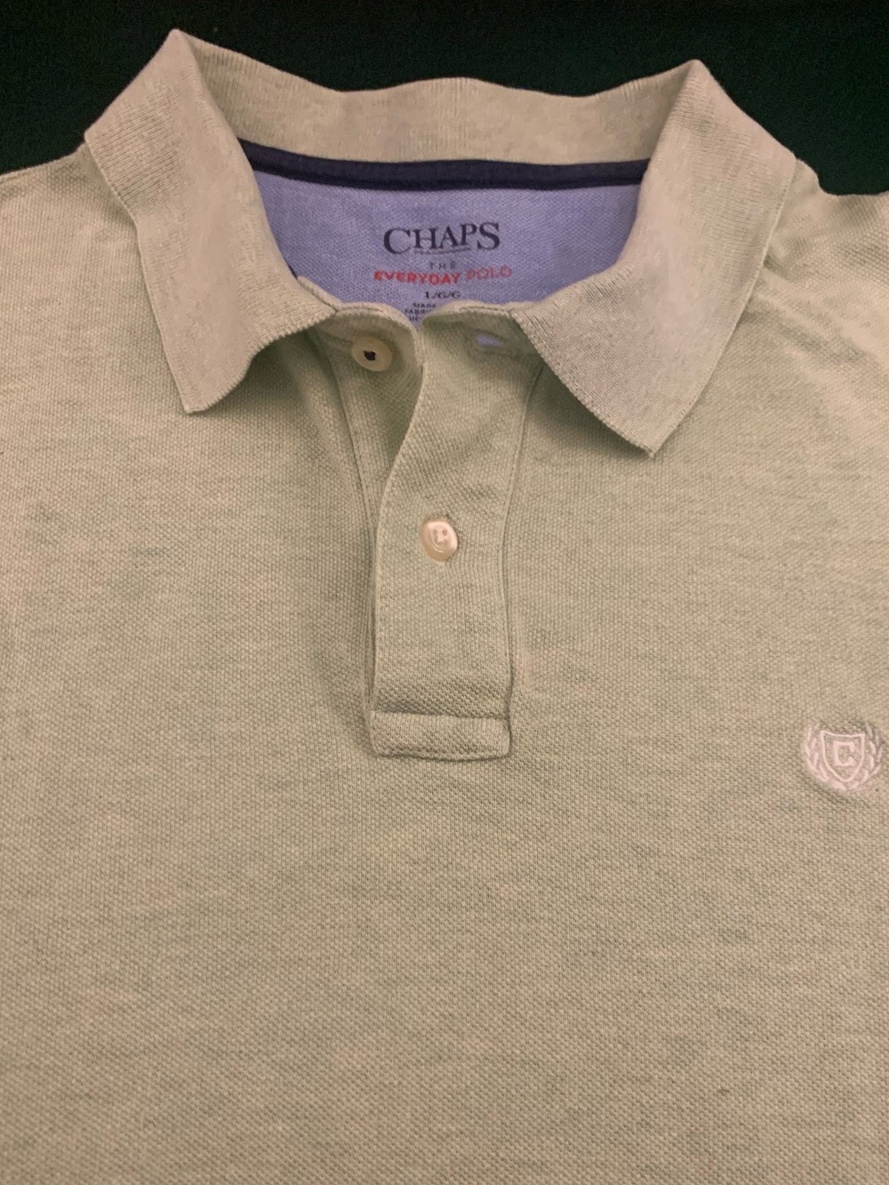 CHAPS SS All Cotton 2 Button EVERYDAY POLO
